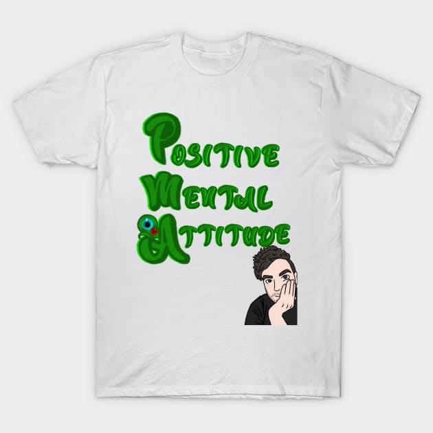 Jacksepticeye Positive Mental Attitude T-Shirt by LieutenantAmoo